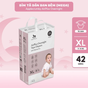 Bim Ta Dan Dem Applecrumby Airplus Overnight Mega Tape Size Xl
