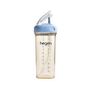 Binh Ong Hut Hegen Straw Cup Ppsu 330ml Nap Nho Blue