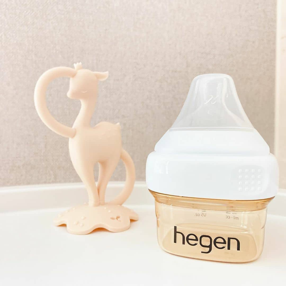 Bình sữa Hegen PPSU 60ml núm ti size Extract Flow từ 0 - 1 tháng, White 3 Binh Sua Hegen Ppsu 60ml Num Ti Size Extract Flow Tu 0 1 Thang White 2