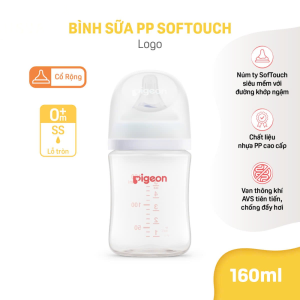 Binh Sua Pp Softouch Baby Friendly World Pigeon 160ml