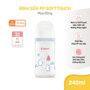 Binh Sua Pp Softouch Baby Friendly World Pigeon Mua Dong 240ml