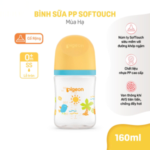 Binh Sua Pp Softouch Baby Friendly World Pigeon Mua Ha 160ml