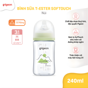 Binh Sua T Ester Softouch Baby Friendly World Pigeon Hoa Tiet Nui 240ml