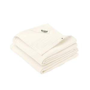 Bo 2 Khan Tam 100 Cotton Organic Bibs Muslin Cloth Size 70x70cm Ivory