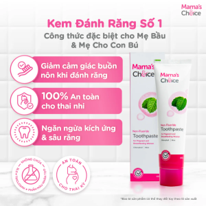 Kem Danh Rang Khong Chua Fluoride Cho Me Mamas Choice 3