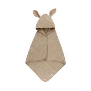 Khan Choang Tam Co Mu 100 Cotton Organic Bibs Kangaroo Hoodie Towel Size 65x65cm Vanilla
