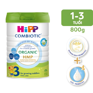 Sua Bot Cong Thuc Hipp Organic Combiotic 800g So 3 2