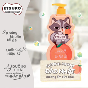Sua Tam Goi Etsuko Huong Dao Nhat 400ml