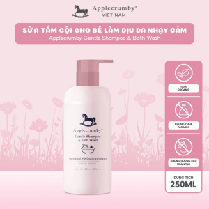 Sua Tam Goi Lam Diu Cho Da Nhay Cam Applecrumby Gentle Shampoo And Bath Wash 250ml