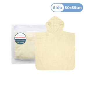 Ao Choang Tam 6 Lop Co Non 50x55cm Mau Vang Size S