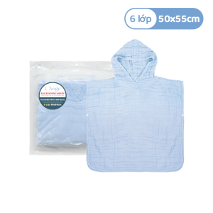 Ao Choang Tam 6 Lop Co Non 50x55cm Mau Xanh Size S