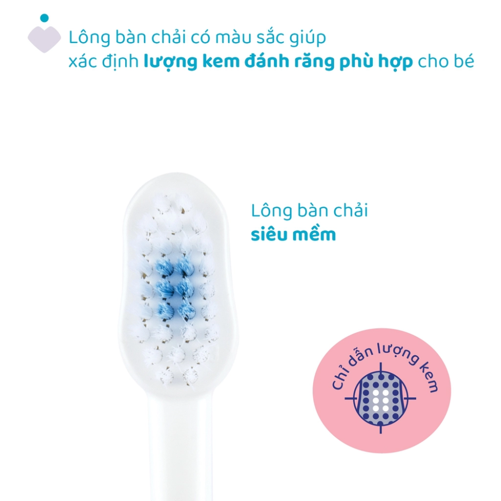 Bàn chải đánh răng Hà mã hồng Chicco 3-6Y 4 Ban Chai Danh Rang Ha Ma Hong Chicco 3 6y 2