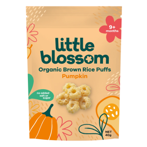 Banh Puffs Gao Lut Huu Co Little Blossom Vi Bi Ngo 40g