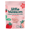 Bánh puffs gạo lứt hữu cơ Little Blossom 1 Banh Puffs Gao Lut Huu Co Little Blossom Vi Dau 40g