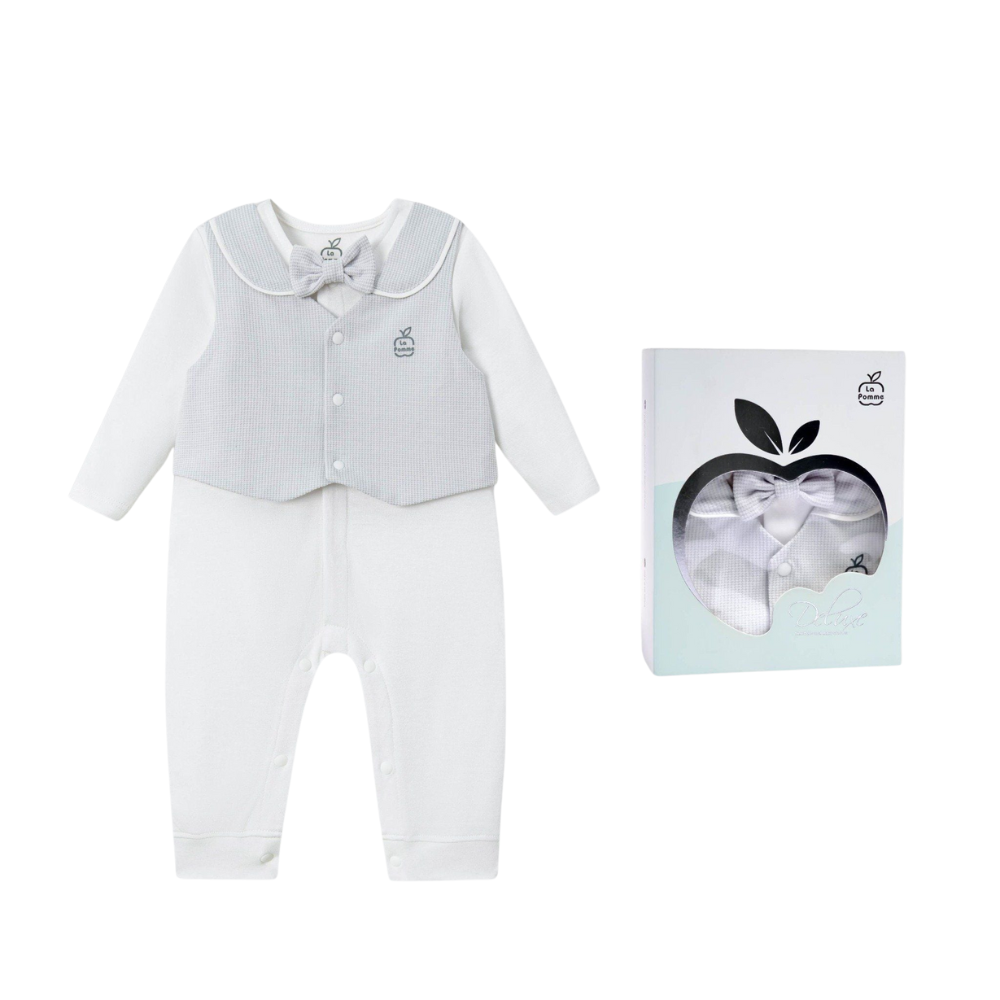 Body dài tay La Pomme bé vui khám phá 3 Body Dai Tay La Pomme Be Vui Kham Pha 1