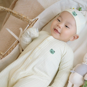 Body dài tay La Pomme vui đùa cùng gấu nhỏ 7 Body Dai Tay La Pomme Vui Dua Cung Gau Nho Be 1