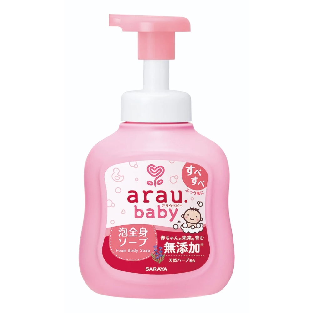Bọt tắm gội thảo mộc Arau Baby - chai 450ml 3 Bot Tam Goi Thao Moc Arau Baby Chai 450ml 1
