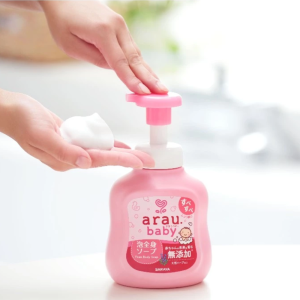 Bọt tắm gội thảo mộc Arau Baby - chai 450ml 5 Bot Tam Goi Thao Moc Arau Baby Chai 450ml 2