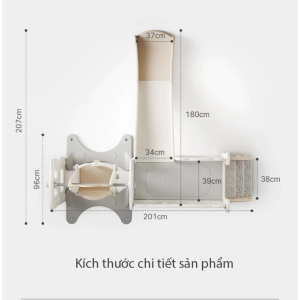 Cau Truot Cho Be Kem Xich Du Baby Viva Cao Cap 5