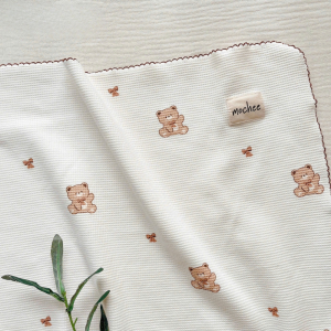 Chan Cotton Jacquard Hoa Tiet Gau 2