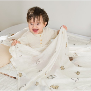 Chan Donodono Cotton Light Blanket Dono Rabbit M 2