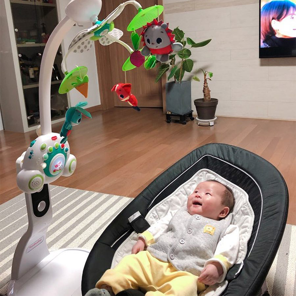 Chân đứng Mbaby cho treo nôi cũi Tiny Love, White 5 Chan Dung Mbaby Cho Treo Noi Cui Tiny Love White 3