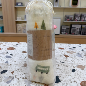 Khăn Quấn Em Bé 120×120 Little Rei 11 Chan Quan Em Be 120x120 Green Trains