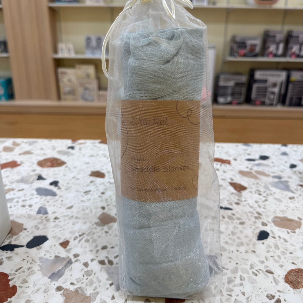 Khăn Quấn Em Bé 120×120 Little Rei 5 Chan Quan Em Be 120x120 Grey Blue