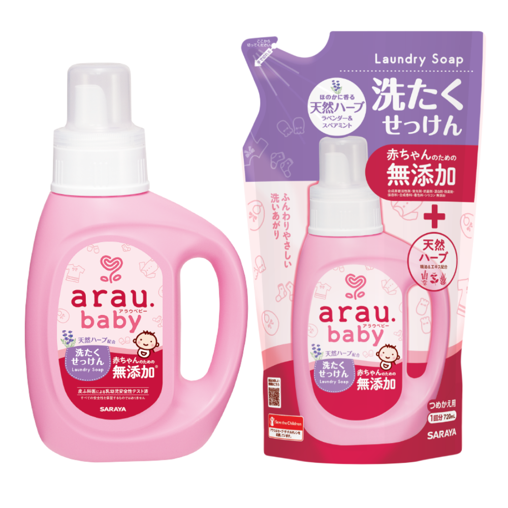 Combo nước giặt Arau baby chai 800ml và túi 720ml 3 Combo Nuoc Giat Arau Baby Chai 800ml Va Tui 720ml 1