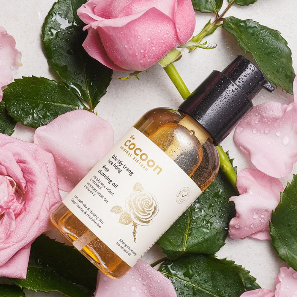 Dầu tẩy trang hoa hồng 140ML 5 Dau Tay Trang Hoa Hong 140ml 3