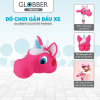 Đồ chơi gắn vào xe Globber Scooter Friends đầu kỳ lân, Deep Pink 1 Do Choi Gan Vao Xe Globber Scooter Friends Dau Ky Lan Deep Pink 1