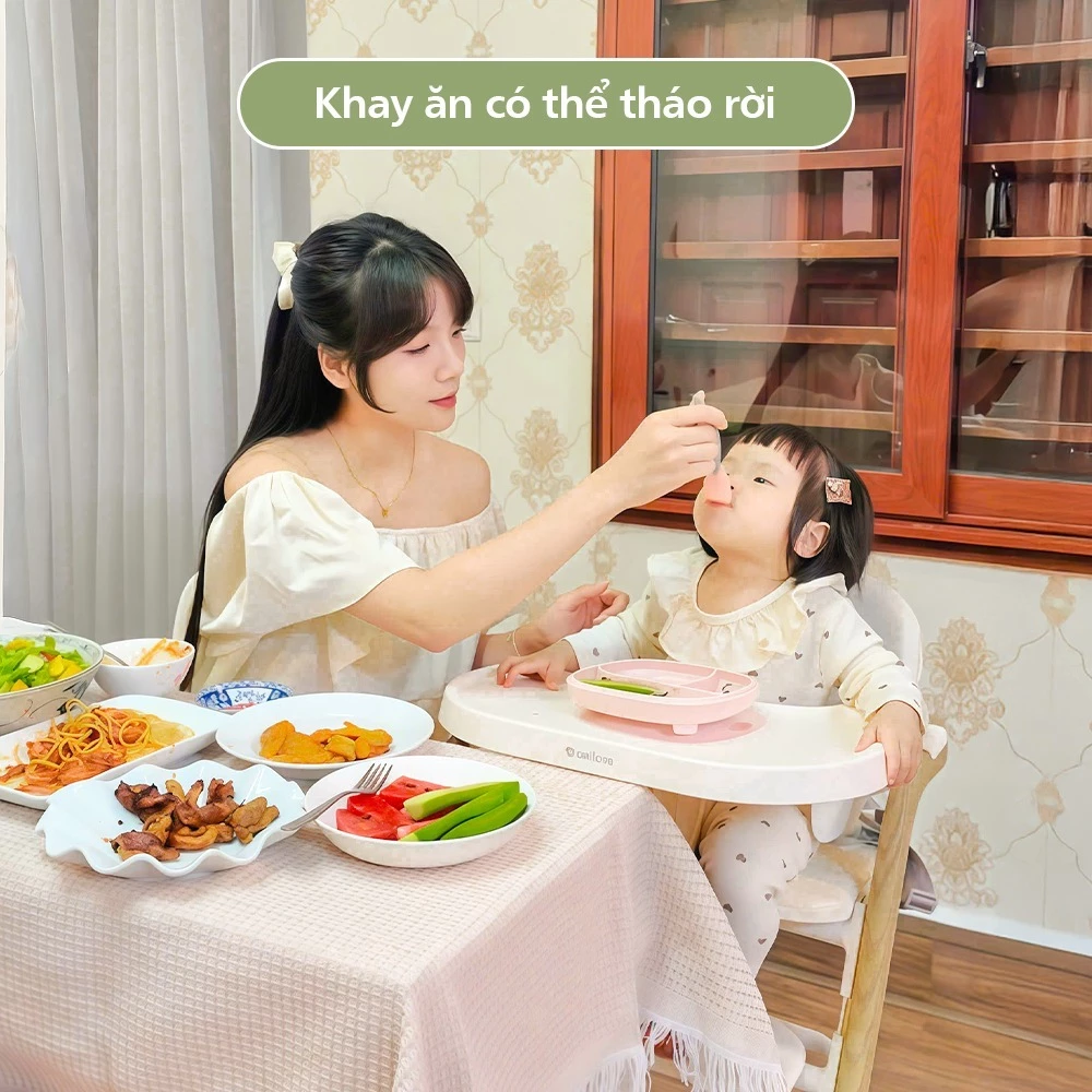 Ghế ăn dặm 2 trong 1 Unilove Grow With Me 4 Ghe An Dam 2 Trong 1 Grow With Me 2