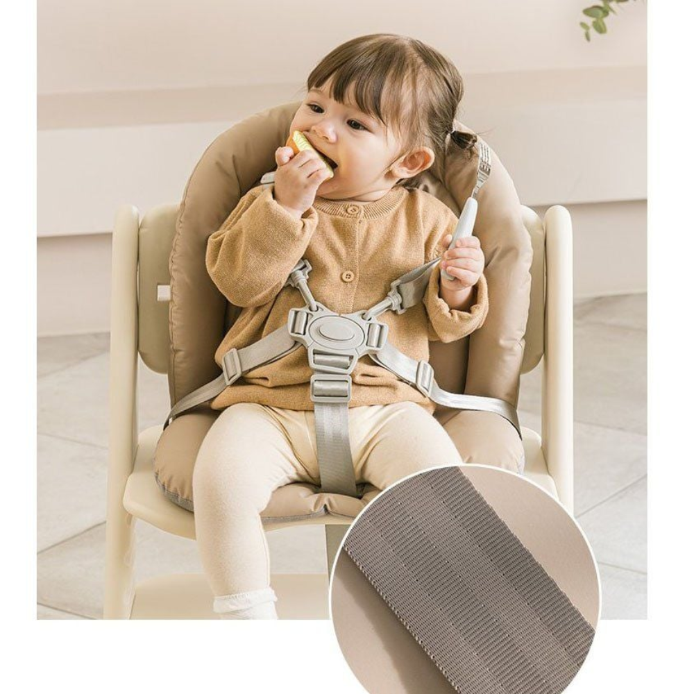 Ghế ăn dặm cao cấp High Chair Dono Mamazone - Beige (Kèm Nệm) 5 Ghe An Dam Cao Cap High Chair Dono Mamazone Beige Kem Nem 3