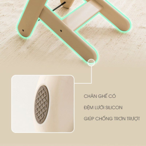 Ghế ăn dặm cao cấp High Chair Dono Mamazone - Beige (Kèm Nệm) 19 Ghe An Dam Cao Cap High Chair Dono Mamazone Beige Kem Nem 5