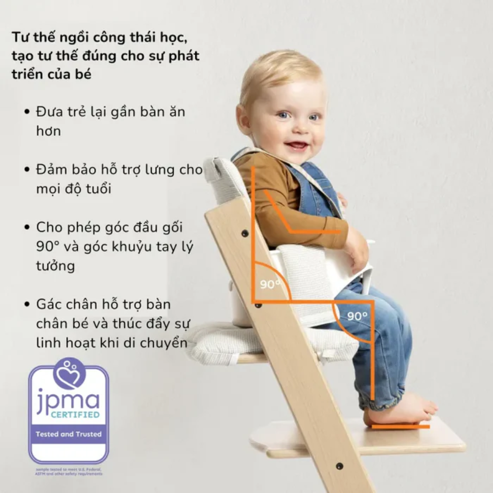 Ghế ăn dặm đa năng cho bé cao cấp Stokke Tripp Trapp 4 Ghe An Dam Da Nang Cho Be Cao Cap Stokke Tripp Trapp 2