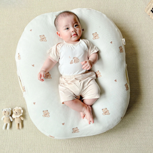 Goi Chong Trao Nguoc Dai Cotton Jacquard Hoa Tiet Gau 2