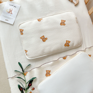 Goi Dau Airmesh Lua Cotton Mochee Gau Teddy