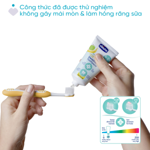 Kem Danh Rang Huong Chicco Chuoi Tao 6m 50ml Moi 3