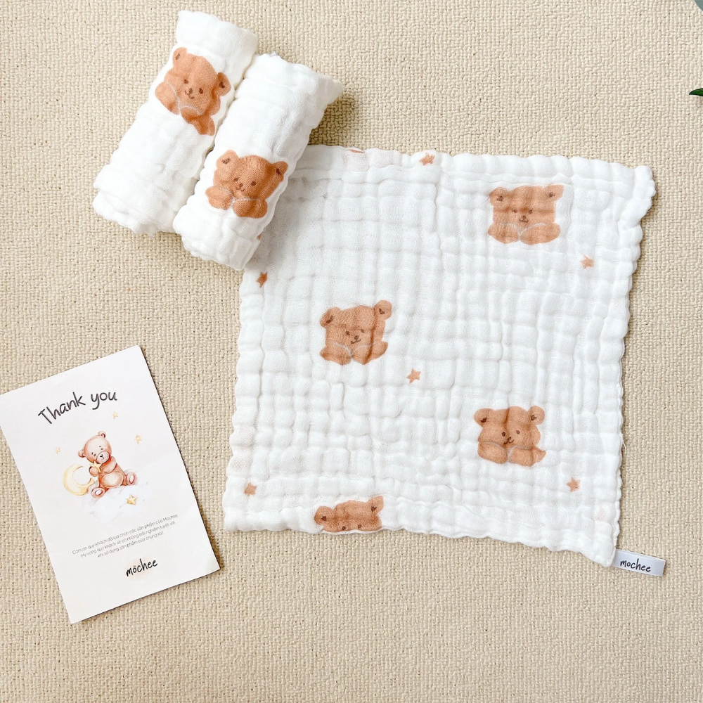 Khăn sữa xô xù Mochee 4 Khan Sua Xo Xu Mochee 2