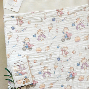 Khăn tắm xô 6 lớp họa tiết đủ mẫu Mochee 13 Khan Tam Xo 6 Lop Hoa Tiet Du Mau Mochee 6