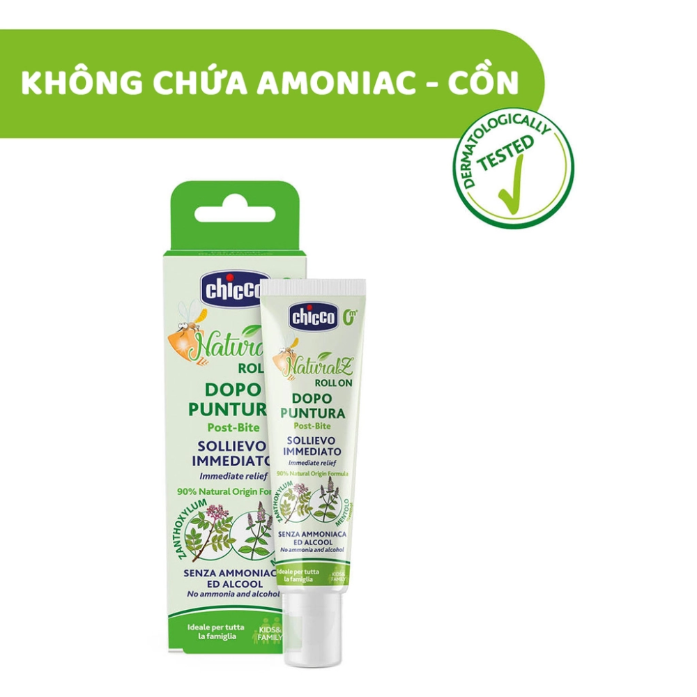 Lăn bôi vết muỗi đốt, côn trùng cắn Chicco 10ml 4 Lan Boi Vet Muoi Dot Con Trung Can Chicco 10ml 2