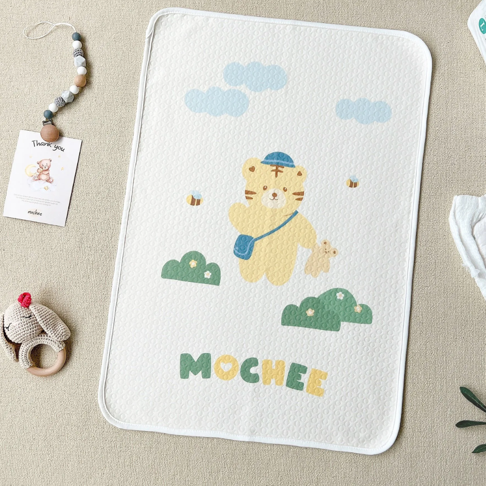 Lót thay bỉm cotton đủ mẫu Mochee 4 Lot Thay Bim Cotton Du Mau Mochee 2