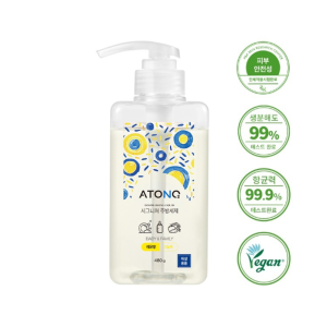 Nước Rửa Bình, Rau Củ Quả Và Chén Bát Thuần Chay Đậm Đặc Atono2 Cho Bé Từ 0+ 11 Nuoc Rua Binh Rau Cu Qua Va Chen Bat Thuan Chay Dam Dac Atono2 Cho Be Tu 0m+ Huong Chanh