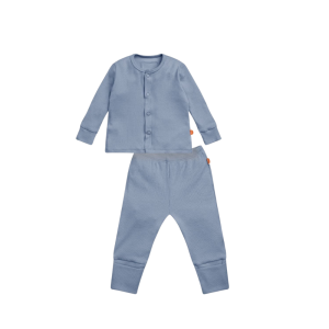 Peony Co Ords Bo Do Dai Tay Peony 0 3m Xanh Bien Dam Modal Cotton