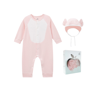 Set body dài tay kèm mũ La Pomme voi con tinh nghịch 9 Set Body Dai Tay Kem Mu La Pomme Voi Con Tinh Nghich 3