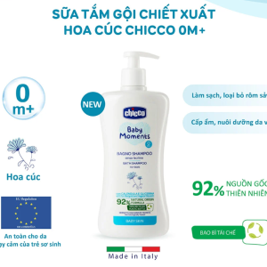 Sua Tam Goi Chicco Chiet Xuat Hoa Cuc 0m 500ml 2