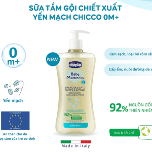 Sua Tam Goi Chicco Chiet Xuat Yen Mach 0m 500ml 2