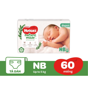 Ta Dan Huggies Platinum Naturalmade Size Nb 60 5kg