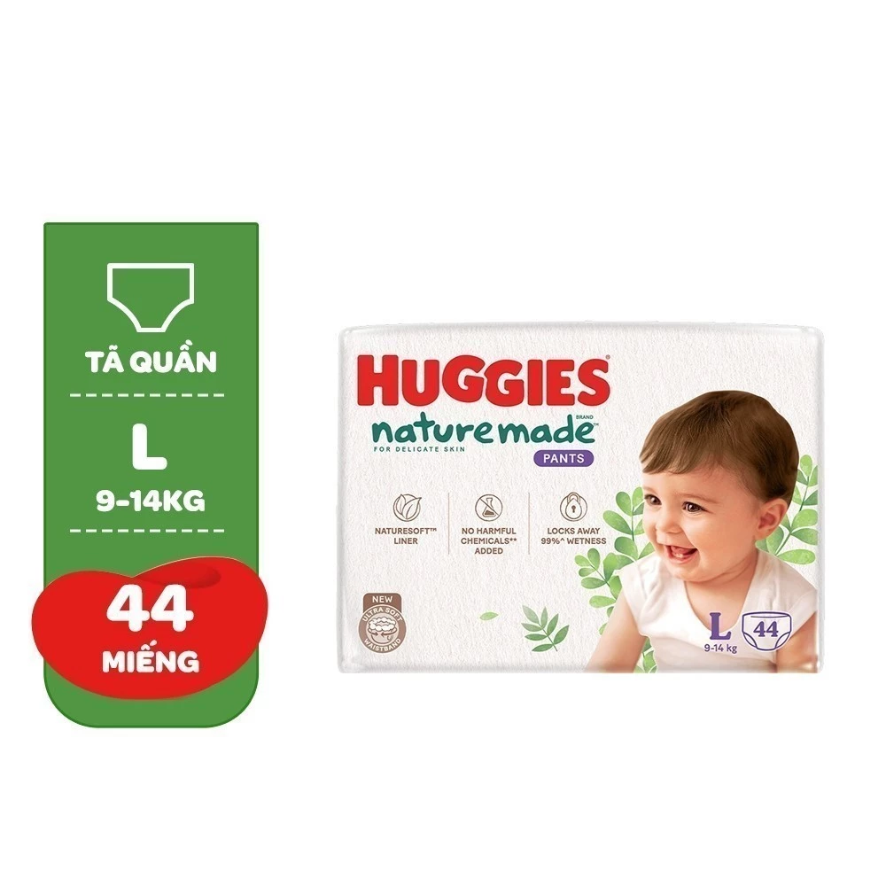 Tã quần Huggies Platinum Naturalmade 4 Ta Quan Huggies Platinum Naturalmade Size L 44 9 14kg