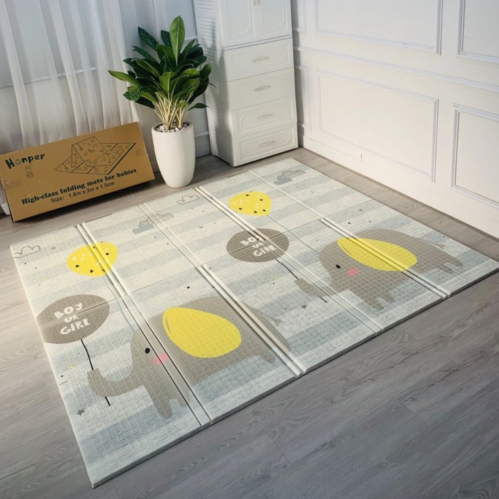 Thảm gấp gọn Honper 1m8 x 2m x 1cm - Voi Xám 3 Tham Gap Gon Honper 1m8 X 2m X 1cm Voi Xam (1)